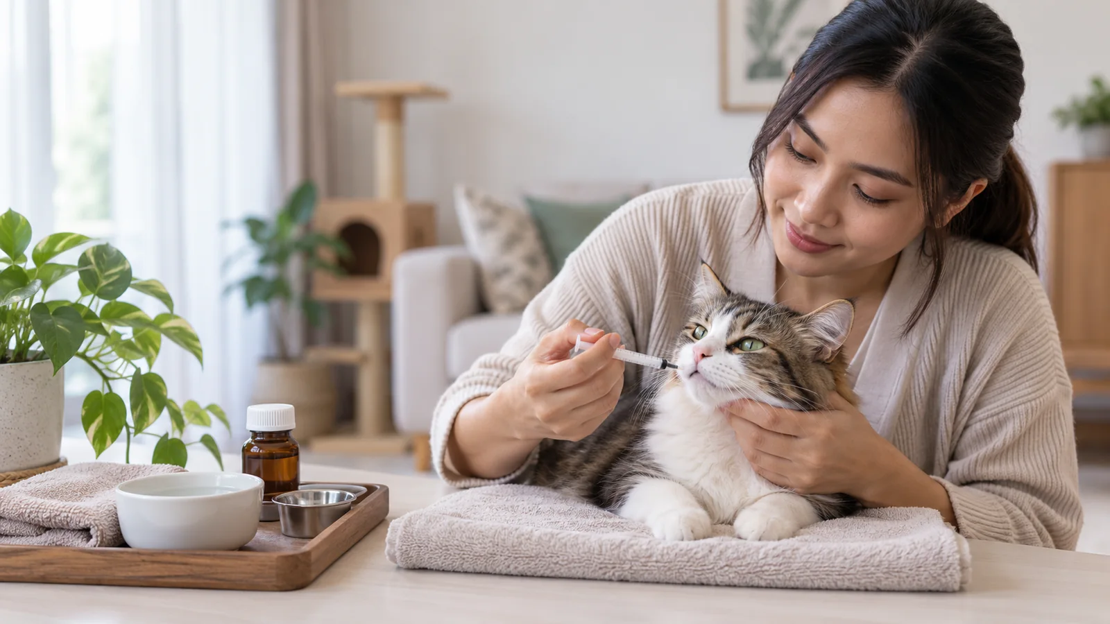 Cara Beri Ubat kepada Kucing di Rumah | FAWA Vetcare