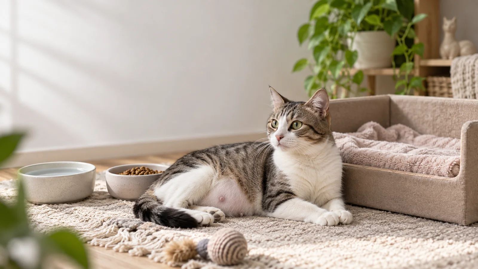 Kucing Mengandung: Tanda-Tanda, Penjagaan & Tanda Bahaya