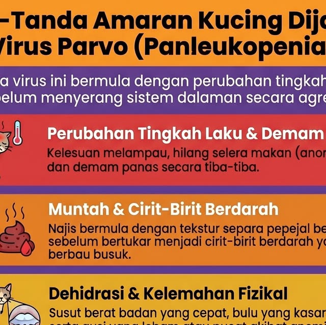 3 tanda Parvo Virus , jangan tunggu