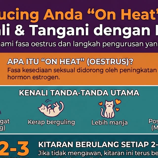 Kucing on heat, perubahan rahim